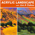 Joe A. Oakes - Acrylic Landsacape with Joe A. Oakes