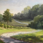 The Works of Tamarah - Painting By The Vineyard