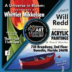 Stirling Art - Whittier's "A Universe in Bloom and Redd's "Original Acrylic Paintings & Pencil Sketches
