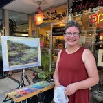 Jennifer Shuey - Painting Demo at Art a la Carte