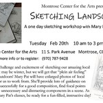 Mary Pat Ettinger - Landscape Sketching - Montrose Center for Arts