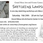 Mary Pat Ettinger - Landscape Sketching - Grand Mesa Arts and Event Center, Cedaredge, CO
