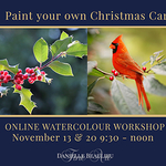 Danielle Beaulieu - 2-Day Online Workshop to Paint your Christmas Card