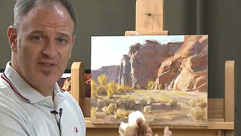 Mitch Baird, Painting the Desert Light