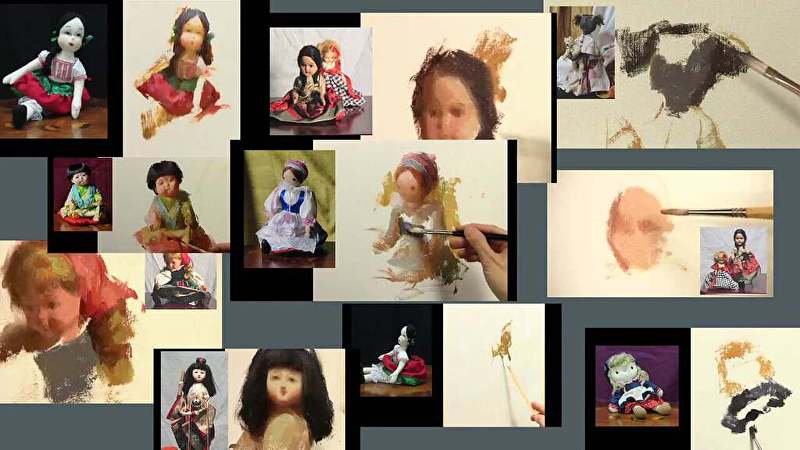 Susan Lyon, Sketching Dolls in Oil