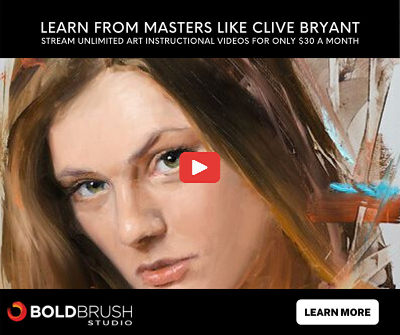 Clive Bryant, Oil Portraits using the Blur Method