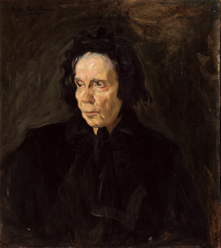 Portrait of Aunt Pepa, oil on canvas, 1896