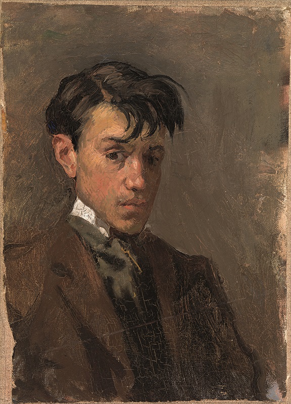 Self-portrait, oil on canvas, 1896