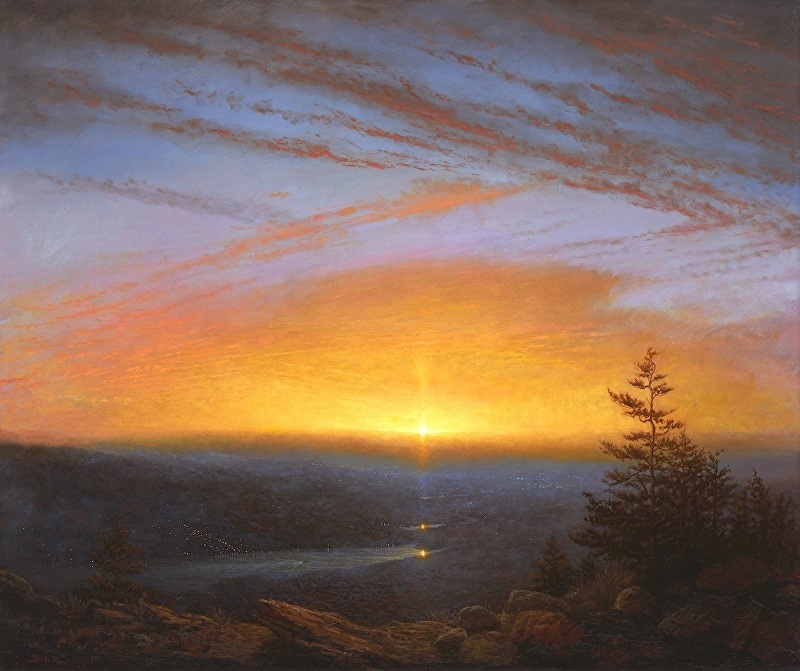 Ken Salaz, Sunset Over Fog Bank