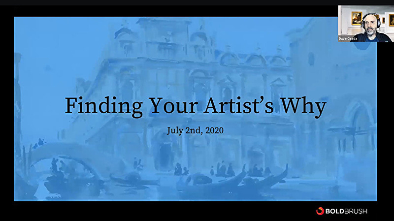 BoldBrush, Finding Your Artist's Why