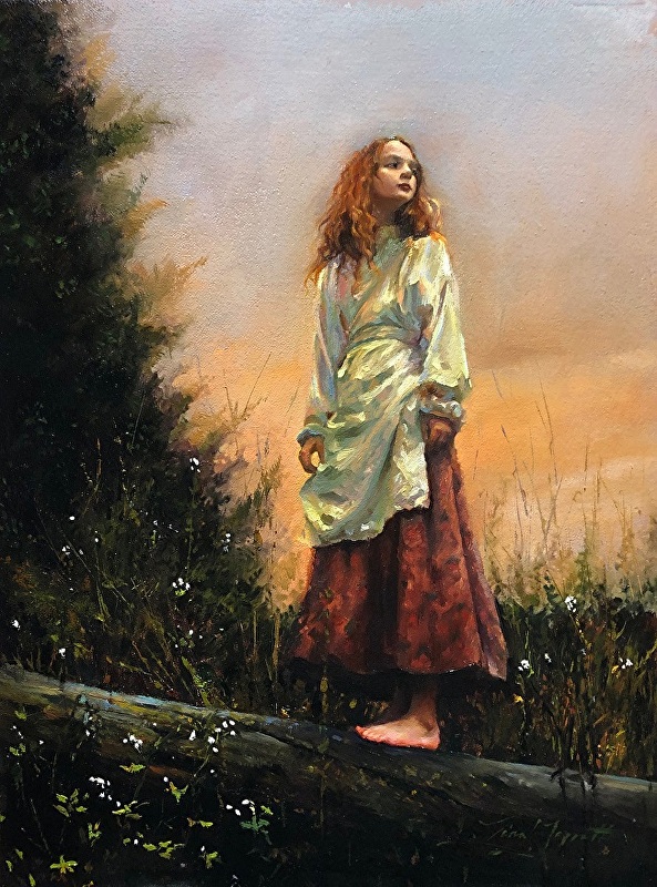 Tina Garrett, First Watch, oil on canvas, 2020