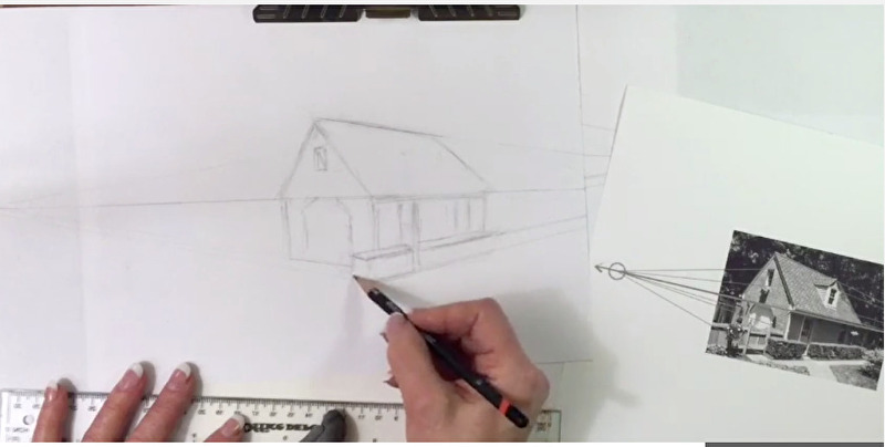 Sarah Parks, Drawing Secrets Revealed Series, Lesson 9 - Perspective