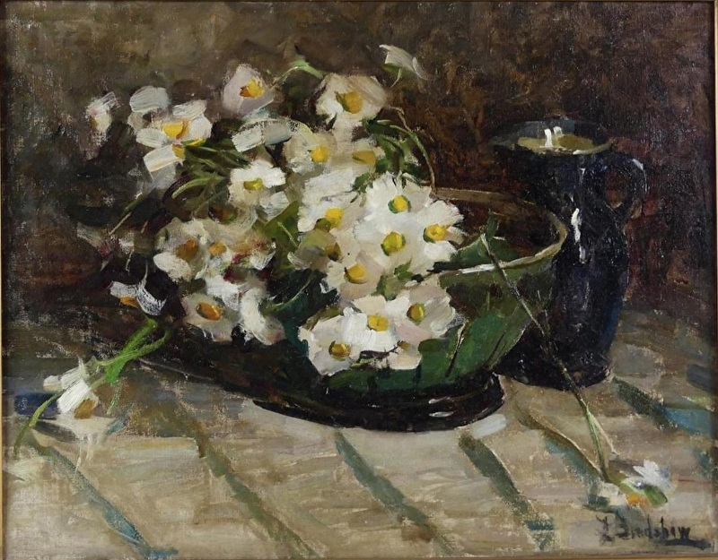 Eva Theresa Bradshaw, Untitled: Still life, oil on canvas