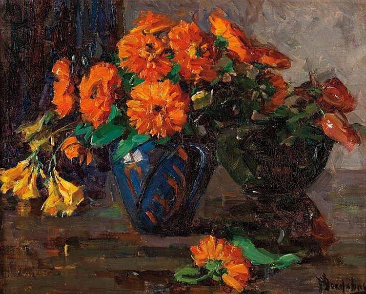 Eva Theresa Bradshaw, Untitled: Still Life, oil on canvas