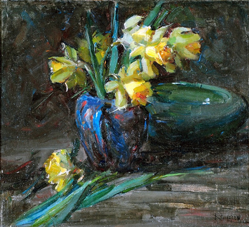 Eva Theresa Bradshaw, Spring Daffodils 