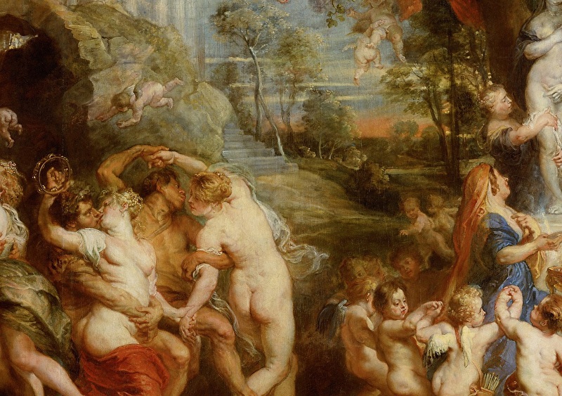 Peter Paul Rubens, The Feast of Venus, oil on canvas, c. 1635