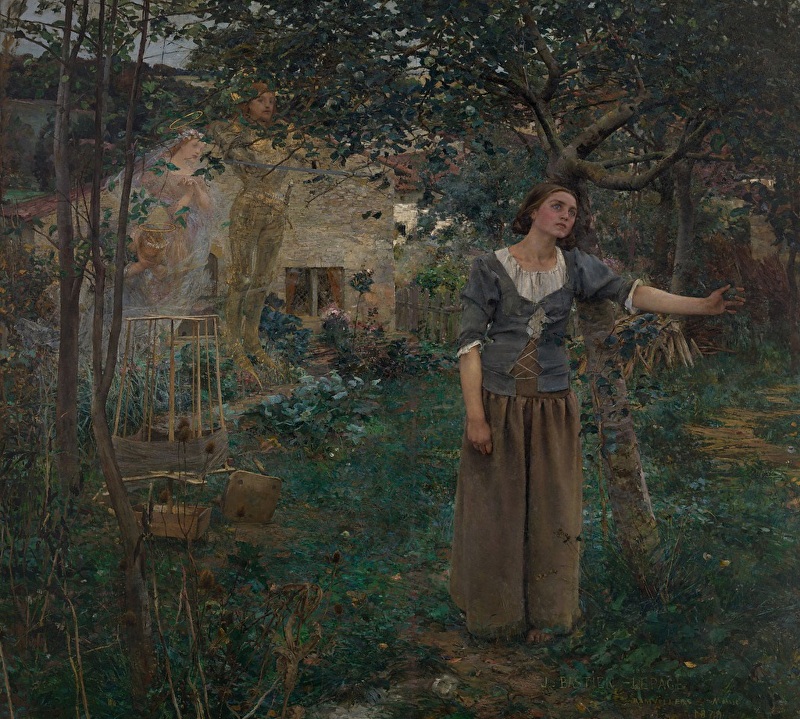 Jules Bastien-Lepage, Joan of Arc, oil on canvas, 1879