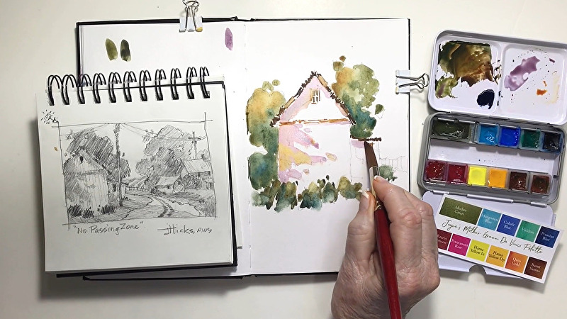 Joyce Hicks, Four Steps to Beautiful Watercolor Landscapes