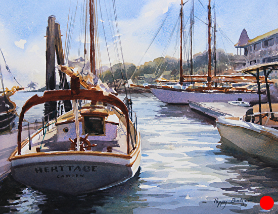 Heritage in Camden Harbour by Poppy BalserSOLD!