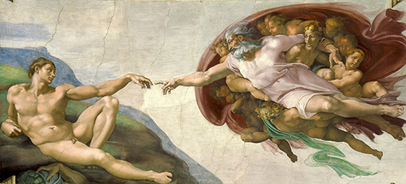 Creation of Man by Michelangelo