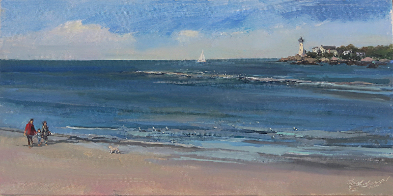 Wingaersheek Watlz oils 12x24 plein air