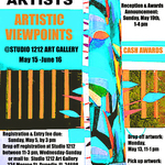 Studio 1212 Art Gallery - Artistic Viewpoints Exhibit